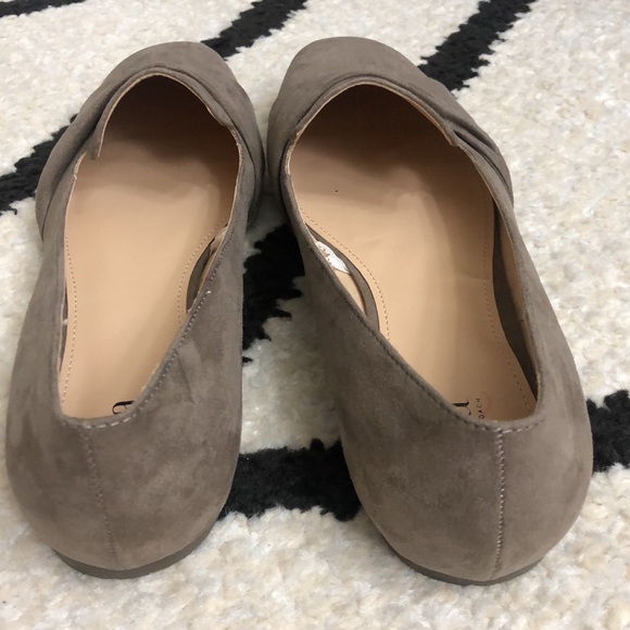a.n.a Ana Gray 9.5 Flats Loafers Suede New Grey Karolina - Picture 3 of 6